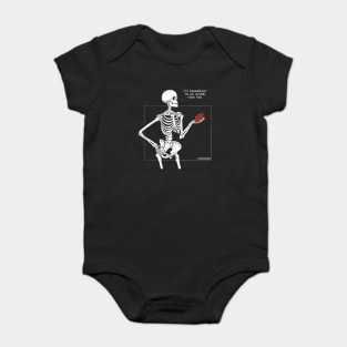 Skeleton Love Baby Bodysuit